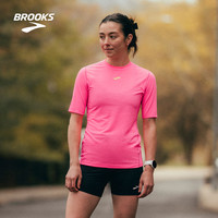 BROOKS男款布鲁克斯透气轻薄男士百搭速干女短袖跑步运动上衣T恤 XL