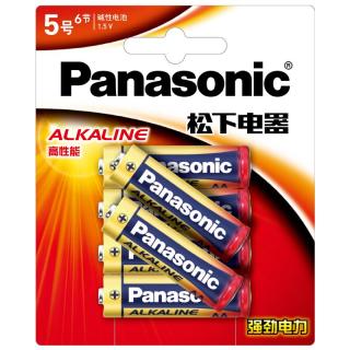 Panasonic 松下 LR6BCH 5号碱性电池 1.5V 6粒装