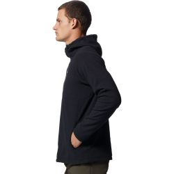 MOUNTAIN HARDWEAR 男式 Summit Grid 连帽衫, 黑色