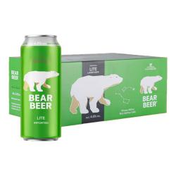 豪铂熊 德国精酿清爽啤酒 500ml*24听