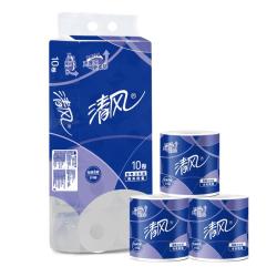 清风 商用有芯卷纸3层275段*100卷商场酒店卫生纸整箱家用B22AA5