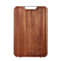 康巴赫乌檀木抗菌整木菜板 加厚实木案板切菜板 家用剁骨备菜砧板 乌檀整木40*28*2.5cm