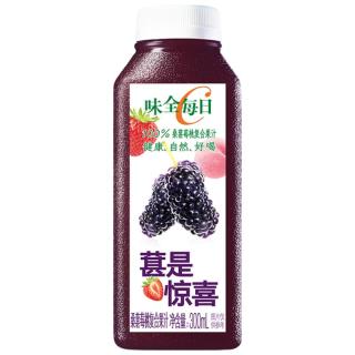 味全 每日C桑葚莓桃复合果汁300ml*4冷藏饮料组合装