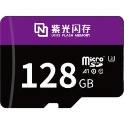 紫光闪存 UF0100A128 MicroSD存储卡 128GB（U3,A1,V30）