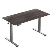 乐歌电动升降电脑桌站立式电脑桌书桌家用写字桌E2灰胡桃木色1.6m桌 爆款高性价比|灰腿+灰木纹色