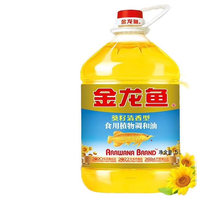金龙鱼 葵籽清香型 食用植物调和油 5L
