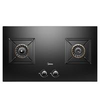 美的 Midea燃气灶天然气 煤气灶双灶 铜火盖 5.0kW大火力灶具 家用台嵌两用 防干烧灶具 Q230S-M