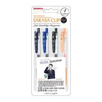 ZEBRA 斑马牌 职业限定系列 JJ15-JS-4C 按动中性笔 警察官款 0.5mm 4支装