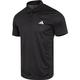 adidas 男polo衫 23夏新款运动服健身训练跑步半袖快干透气翻领短袖t恤