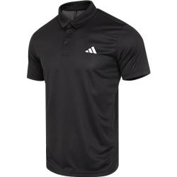 adidas 男polo衫 23夏新款运动服健身训练跑步半袖快干透气翻领短袖t恤