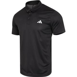adidas 男polo衫 23夏新款运动服健身训练跑步半袖快干透气翻领短袖t恤