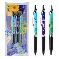 PILOT 百乐 科技时代系列 BXRT-V5 按动中性笔 限量版 黑色 0.5mm 3支装