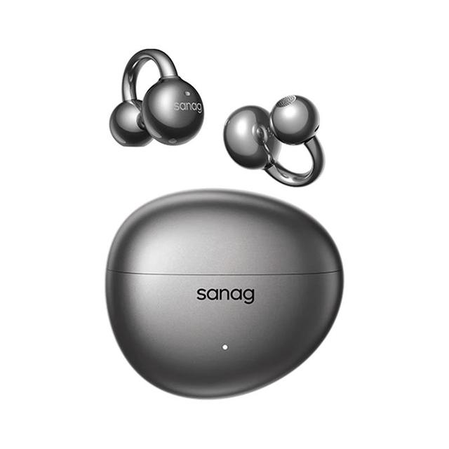 塞那 S7S AI MAX 开放式骨传导蓝牙耳机 幽雾黑 Type-C