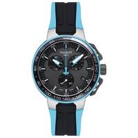 TISSOT 天梭 竞速系列 44.5毫米石英腕表 T111.417.37.441.06 浅蓝色款