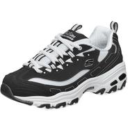 SKECHERS 斯凯奇 D'lites 1.0 女子休闲运动鞋 66666179/BKW 黑白 36