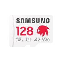 SAMSUNG 三星 索尼克 MicroSD存储卡 128GB(U3、V30、A2、class10)