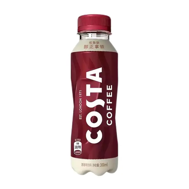 咖世家咖啡 COSTA 醇正拿铁 浓咖啡饮料 300mlx15瓶 整箱装 可口可乐出品 新老包装随机发货