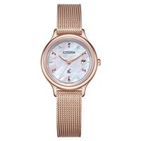 西铁城（CITIZEN）手表女日韩表xC系列光动能贝母钢带时尚EW2635-54X
