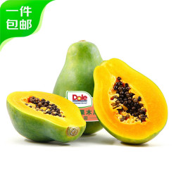 都乐 非转基因进口木瓜 2只装 单果净重350+