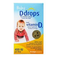 Ddrops 儿童维生素D3滴剂 400IU 2.5ml