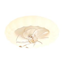 雷士 NVC 吸顶风扇灯卧室灯全光谱 花云42W智能可摇头