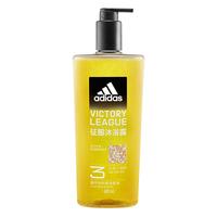 阿迪达斯 (adidas)男士沐浴露三合一 征服600ml 持久留香劲爽醒肤洁面洗发沐浴液
