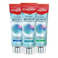 高露洁（Colgate）每日光泽健齿修护牙膏120g*3(山茶+留兰+薄荷)亮白防蛀清新口气