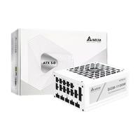 台达（DELTA）SGM白色 单路12V白金全模全电压台式机电脑电源 ATX3.0/PCIE5.0/压纹线/支持4090显卡