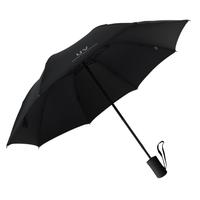 香柚小镇晴雨伞男女晴雨两用三折叠伞晴雨两用骨折叠伞遮阳伞黑色 【爆品】黑色晴雨伞