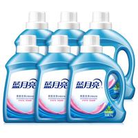 蓝月亮洁净洗衣液（自然清香）2kg×6瓶 家庭装整箱 企采 强效去污