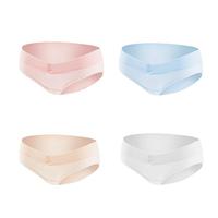 十月结晶 SH662 孕妇内裤 4条装 粉色+肤色+蓝色+白色 XL码