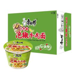 康师傅 小米椒 泡椒牛肉面 12桶