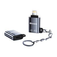 毕亚兹 安卓苹果转换器 Type-C转Lightning转接头 充电OTG数据线 支持iPhone8-14 ZT13-升级款