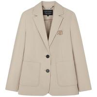 西服小熊学院风简约气质休闲西装外套上衣女