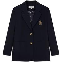 【薄外套秋季女】2024年绵羊毛混纺西装制服学院风女