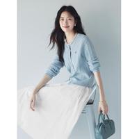 经典通勤重工质感显瘦A字中长半身裙伞裙女2025春季