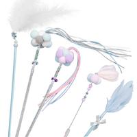 Huan Chong 欢宠网 猫玩具猫咪逗猫棒弹力羽毛铃铛互动自嗨解闷猫猫小猫幼猫宠物用品