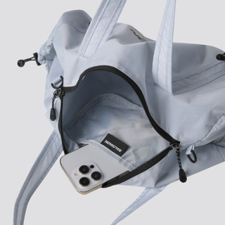 萨洛蒙（Salomon）男女款 户外运动潮流时尚旅行单肩手提包 POCHE TOTE BAG 浅灰色 C28257 均 码