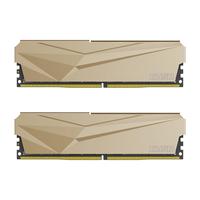 CUSO 酷兽 夜枭系列 DDR4 3200MHz 台式机内存 马甲条 金色 16GB 8GBx2