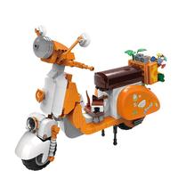 ZHEGAO 哲高 00323 宠物店小绵羊摩托车（橙）