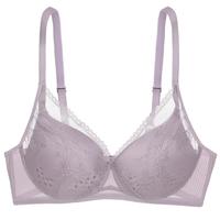 Aimer 爱慕 灵动之旅系列 女士无钢圈文胸 AM173051 灰紫色 75B