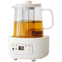 三光云彩 Glasslock全玻璃养生壶0胶水恒温壶1.2升办公室煮茶壶花茶壶0金属烧水壶24h预约24h保温 全玻璃0胶【赠滤网】 1.2L