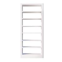 豫正 七层落地书架 珍珠白 90*30*240cm