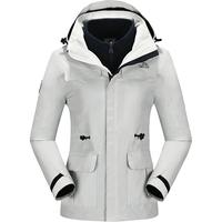 PELLIOT 伯希和 女子三合一冲锋衣 111040106 浅灰色 L