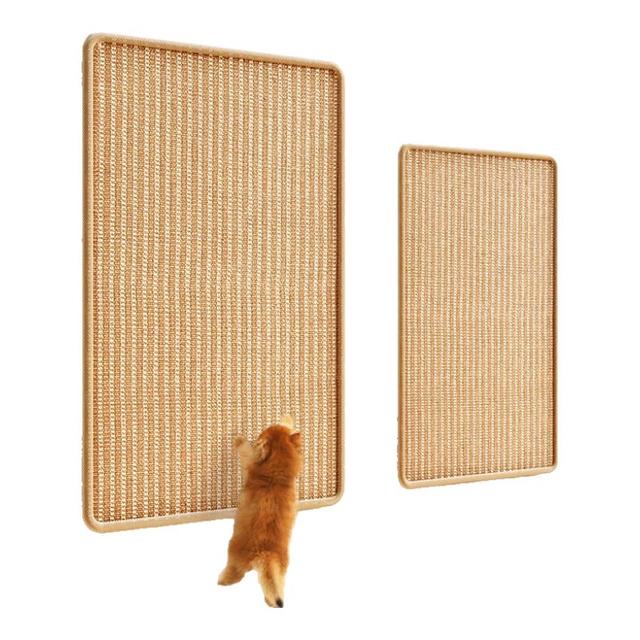 华元宠具 猫抓板耐磨不掉屑剑麻猫抓垫沙发防猫抓保护立式墙贴猫咪磨爪