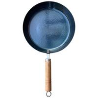 搏仕德章丘手工铁锅平底锅煎锅老式铁锅燃煤气灶电磁炉家用无涂层牛排锅