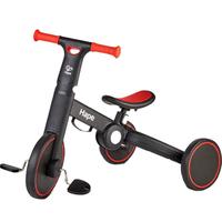 Hape E8468 多功能折叠平衡车 红黑