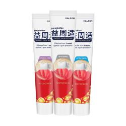 益周适 护龈成人牙膏套装330g含氟去渍美白清新口气京东自营