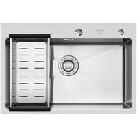 VATTI 华帝 092128L+062100 不锈钢水槽+U型抽拉龙头 780*450mm