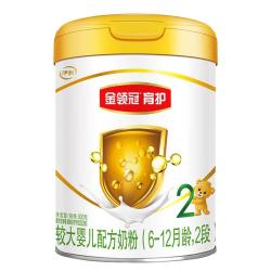 金领冠 伊利金领冠基础育护2段6-12个月婴幼儿配方DHA牛奶粉二段900g*1罐